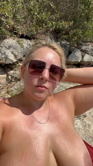 Huge areolas at the nude beach