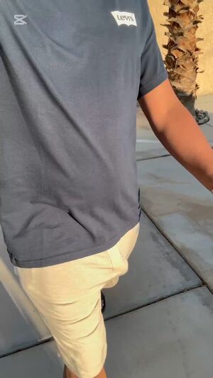 Freeballing Big Dick Public Voyeur