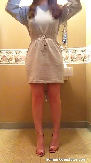 Surprise under my Sunday church dress.