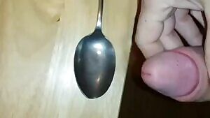 Made a bud cum on a spoon and eat it. Check comments for info