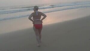 My big Ass beach reveal 😋 xx 55yo  🇦🇺