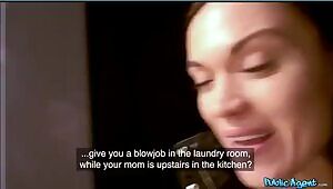 PublicAgent - Alyssa Reece Tourist fucked in folks basement