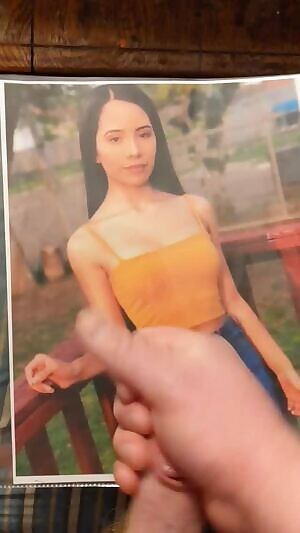 Cum tribute for sexy Latina