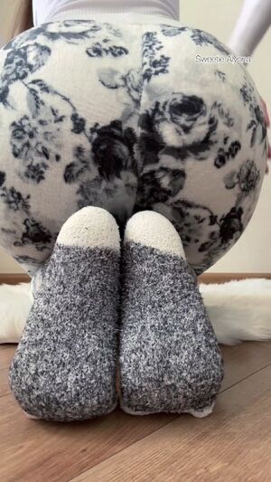 Fuzzy Socks Ass Booty Fluffy Goddess