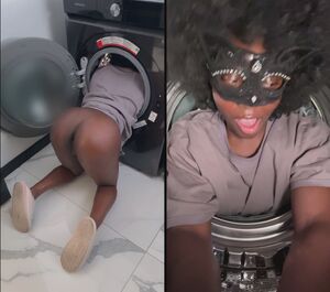 Dryer Doggystyle Anal Pounding