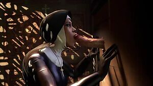 Making amends for her past sins,