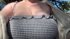At a busy park rn trying to be sneaky