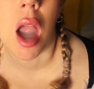 Dripping Mouth Cum Big Tits Hotnursefla