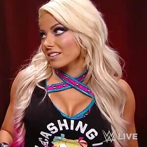 Alexa bliss laughing at my small virgin cock would be a dream come true.