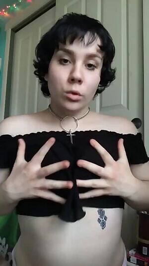 My kitten photobombed my titty drop