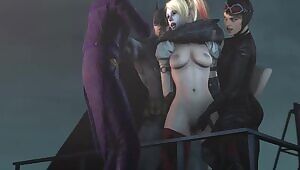 Harley Quinn x Batman x Catwoman