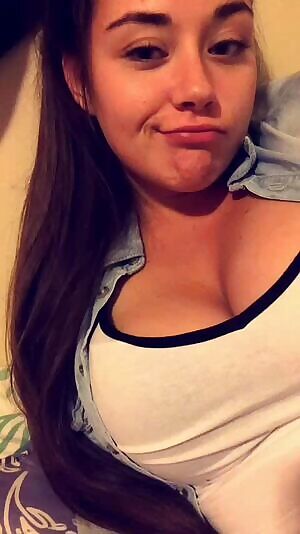 Hurry up and put it between my tits!