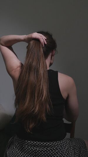 Hair Pulling Ponytail Slow Motion Whipping
