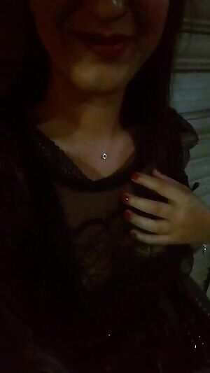 Tonight's look, wearing my fav pair of panties, i mean: no panties.,