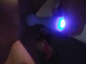 Stuffing her panties further into her pussy