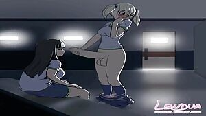 After Gym Class Uncut Futa Facial. Lewdua - Lochness' Specialty