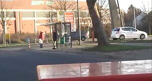 Blowjob in the middle of the street!