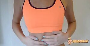 Sports Top Boob Drop