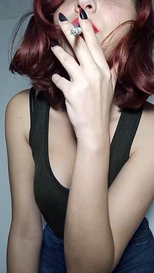 Cigar fetish Fansly Lips Lipstick OnlyFans