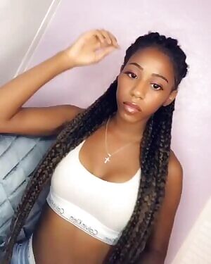 My 19 year old cousin in a sports bra