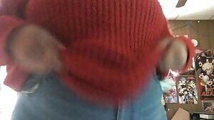 Just a little panty flash before going out 😉❤️