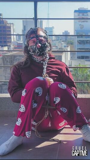 Bondage Sluts Amateur BDSM Balcony Gagged