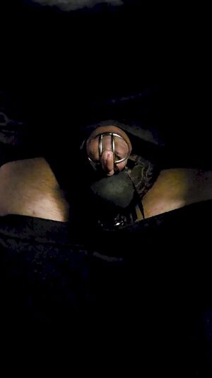 Minimal Contact Cum Amateur Chastity Cumshot
