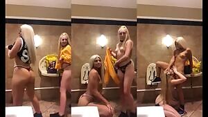 bathroom break with Melody Parker and Rharri Rhound