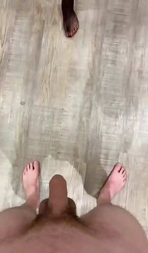 sucking cock on her knees