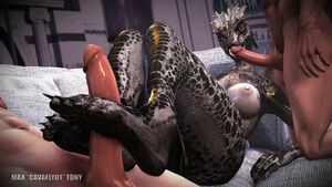 Monster Sex 3D Animation Blowjob Cowgirl