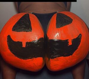 Ebony Freaks Ass Booty Halloween Thot