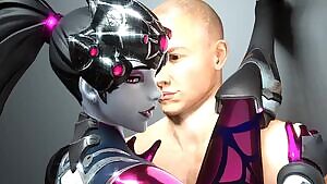 Spider Widow fucked by a lucky Talon employee