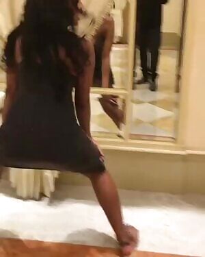 No panties at a wedding