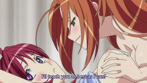 Lesbian Hentai Anime Big Tits Breast Sucking