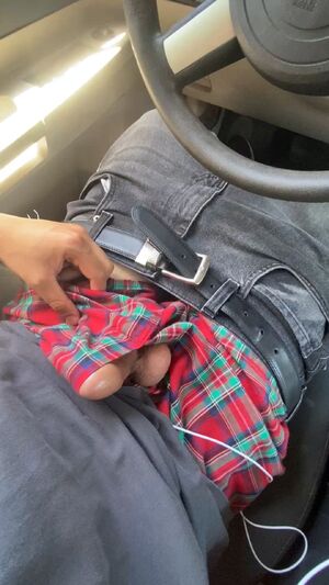 Close Up Car Cock Latino