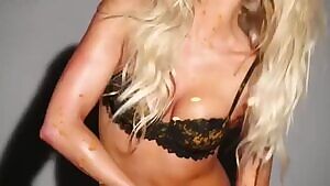 Summer Rae of the WWE showing off her slutty side