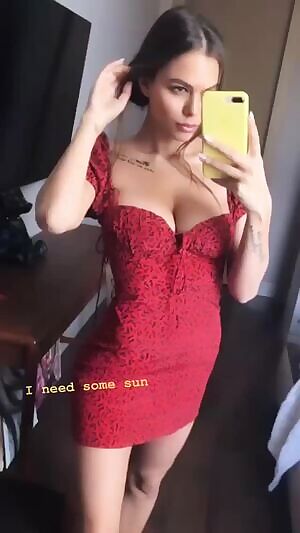 Red dress