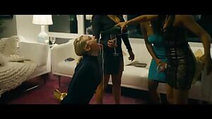 Lili Reinhart drinking champagne very inefficiently