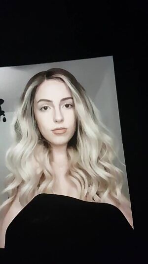 Unloading on Kirsty Austin's face