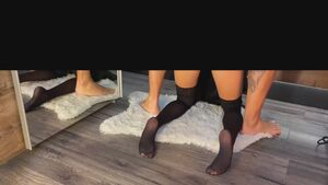 BetaCrop Cuckold Feet Nylons POV