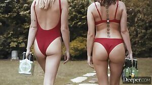 Don't worry... she swallowed more cum than alcohol