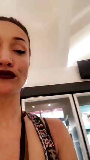 Quick peek on the escalator