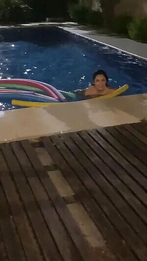 Running out of the pool