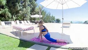 Mia Malkova In Pornstar Does Yoga Before Bouncing Her Big Ass On Cock