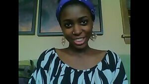 cute innocent ebony plastered with old man cum