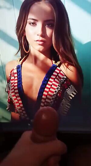 Came on Isabela Merceds chest