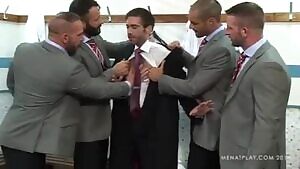 Football Lads Get Short With Their Coach