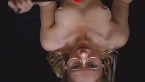 Ball Gag Beautiful Agony and Blow Job