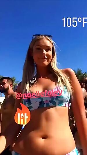 Noelle Foley shaking it