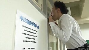 HND-351 I Gave The Teacher A Creampie While A Schoolgirl Was Watching starring Asahi Mizuno, Scene 3